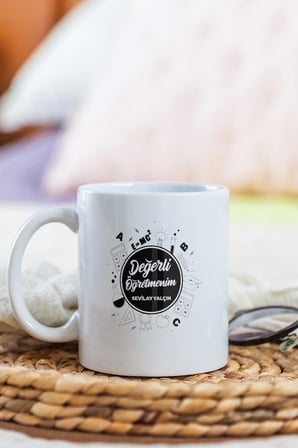 Alya Gift Shop Kişiye Özel Değerli Öğretmenim Kupa Bardak