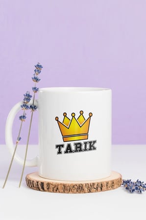 Alya Gift Shop Kişiye Özel Kişiye Özel Taç Figürlü Kupa Bardak