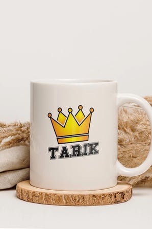 Alya Gift Shop Kişiye Özel Kişiye Özel Taç Figürlü Kupa Bardak