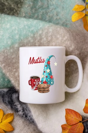 Alya Gift Shop Kişiye Özel Mutlu Yıllar Kupa Bardak