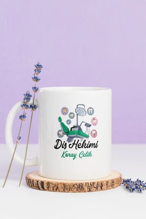 Alya Gift Shop Kişiye Özel Diş Hekimi Kupa Bardak