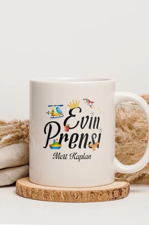 Alya Gift Shop Kişiye Özel Evin Prensi Kupa Bardak