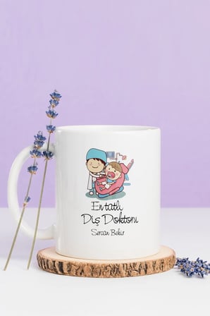 Alya Gift Shop Kişiye Özel Kahve Zamanı Kupa Bardak