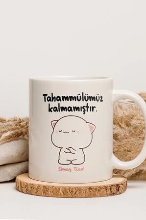 Alya Gift Shop Kişiye Özel Tahammülümüz Kalmamıştır Kupa Bardak
