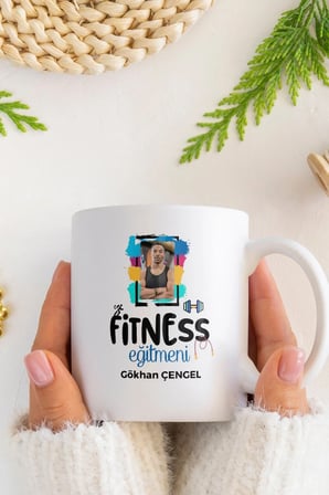 Alya Gift Shop Kişiye Özel Fitness Eğitmeni Kupa Bardak