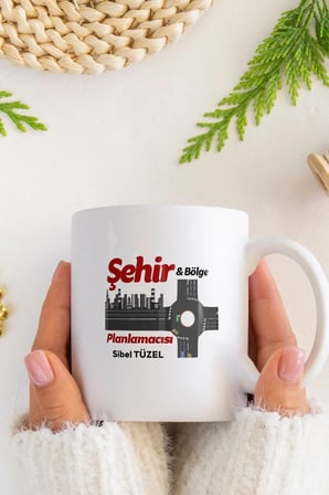 Alya Gift Shop Kişiye Özel Şehir & Bölge Planlamacısı Kupa Bardak
