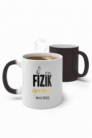 Alya Gift Shop Kişiye Özel Fizik Öğretmeni Sihili Kupa Bardak