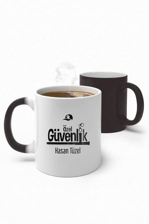 Alya Gift Shop Kişiye Özel Özel Güvenlik Sihirli Kupa Bardak