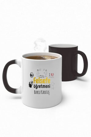 Alya Gift Shop Kişiye Özel Felsefe Öğretmeni Kupa Bardak