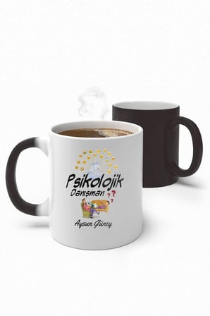 Alya Gift Shop Kişiye Özel Psikolojik Danışman Sihirli Kupa Bardak