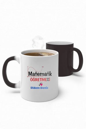 Alya Gift Shop Kişiye Özel Sınıf Öğretmeni Sihirli Kupa Bardak