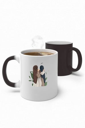 Alya Gift Shop Kişiye Özel Figürlü SihirliKupa Bardak