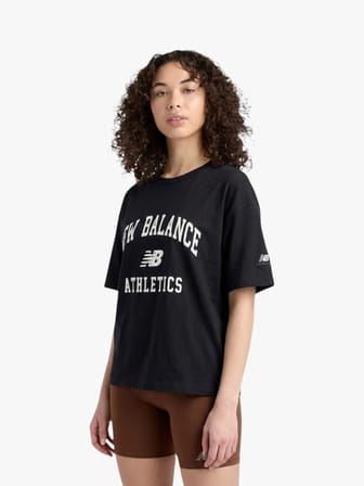 NB LIFESTYLE WOMEN T-SHIRT Kadın Yeşil T-Shirt - WNT1402