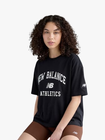 NB LIFESTYLE WOMEN T-SHIRT Kadın Yeşil T-Shirt - WNT1402
