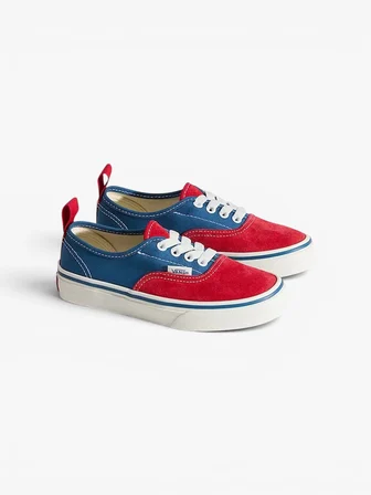 Authentic Elastic Lace Unisex Çocuk Kırmızı Spor Ayakkabı - VN000VAC