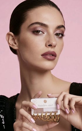Monalisa Home 3 Çift Figürlü Halka Sallantılı Küpe