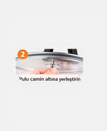 Karaca Granit Ve Çelik 18 Cm Cam Kapak Ve Kulpla Beraber