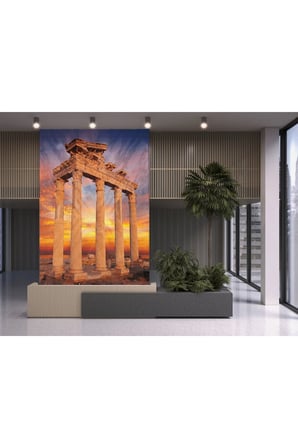 apollon tapınağı side antalya poster duvar kağıdı