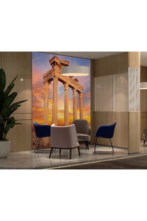 apollon tapınağı side antalya poster duvar kağıdı