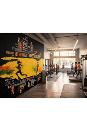 Spor Yapan Kadınlar Poster Duvar Kağıdı