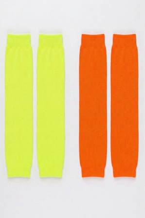 2 Adet Neon Kadın Tozluk – Spor, Dans ve Günlük Kombin Aksesuarı
