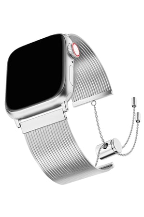 Apple Watch 11 10 42mm 6 7 8 9 10 11 Se Uyumlu 38 40 41mm Uyumlu Paslanmaz Metal Halhal Zincir Kordon