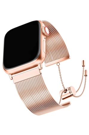 Apple Watch 11 10 46mm - 6 7 8 9 10 11 SE Ultra Uyumlu 42 44 45 49mm Uyumlu Paslanmaz Metal Halhal Zincir Kordon