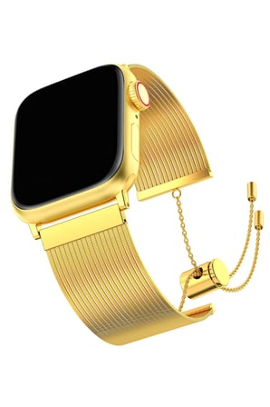 Apple Watch 11 10 46mm - 6 7 8 9 10 11 SE Ultra Uyumlu 42 44 45 49mm Uyumlu Paslanmaz Metal Halhal Zincir Kordon