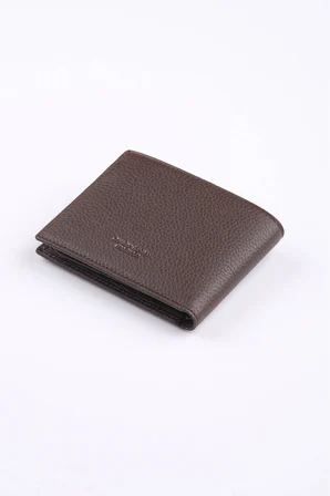 Ancora Leather Hakiki Deri Erkek Cüzdan-26500-Kahve
