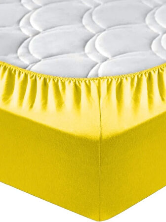 200X200 Lastikli Fitted Çarşaf %100 Pamuk Penye