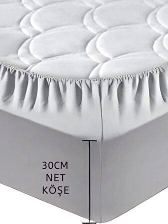 100X200 Lastikli Fitted Çarşaf %100 Pamuk Penye