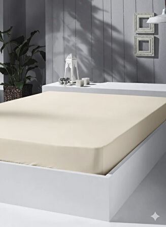 120X200 Lastikli Fitted Çarşaf %100 Pamuk Penye