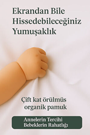 60X120 Bebek Penye lastikli Çarşaf %100 Pamuklu