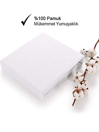 180X200 %100 PAMUKLU HAVLU YÜZEY SIVI GEÇİRMEZ YATAK ALEZİ