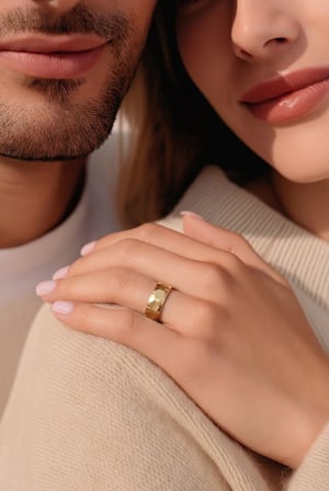Monalisa Home Çelik 21 Numara Unısex Alyans Yüzük