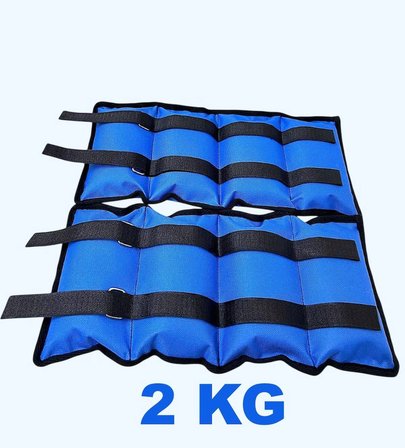 ME&RA SPORT 2 Kg x 2 Adet toplam 4 kg El ayak bilek ağırlığı 