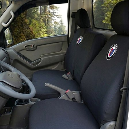 Hyundai H100 Siyah Penye Oto Koltuk Kılıfı - ALPINA Baskılı