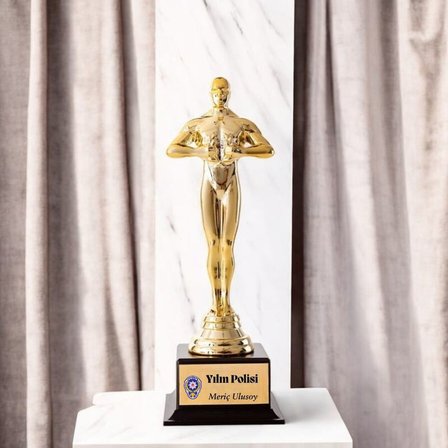 Polise Özel İsimli Oscar Heykeli - Emniyet Teşkilatına Özel Gurur Hediyesi