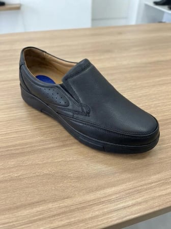 Slope 3960 Siyah Comfort Ortopedik Bağcıksız Günlük Erkek Ayakkabı