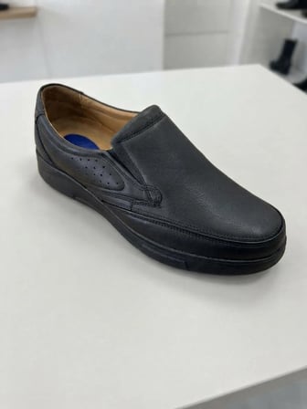 Slope 3960 Siyah Comfort Ortopedik Bağcıksız Günlük Erkek Ayakkabı