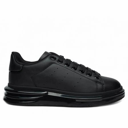Best Of Siyah Kalın Taban Erkek Sneaker Ayakkabı