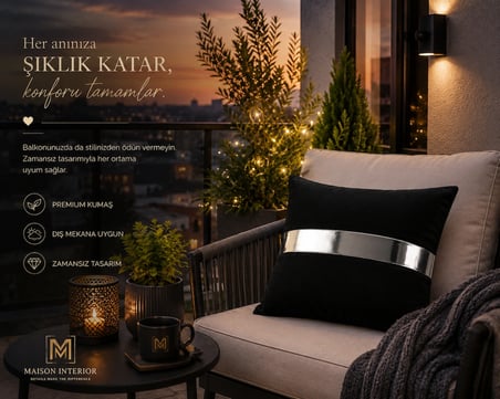 MEDET HOME kırlent KILIFI 1 dekoratif 4lü set takımı modern lüks salon koltuk kanepe yastık gümüş siyah gizli fermuarlı trend özel