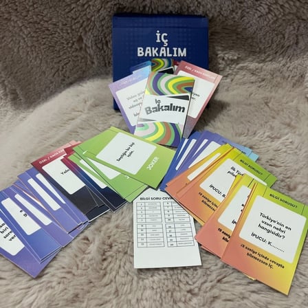 İç Bakalım Kutu Oyunu | Eğlenceli Sohbet ve Tahmin Kart Oyunu | Arkadaşlar ve Aile İçin Parti Oyunu