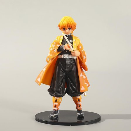 Demon Slayer Kimetsu No Yaiba Zenitsu Agatsuma Katana Aksiyon Figür Anime Oyuncak