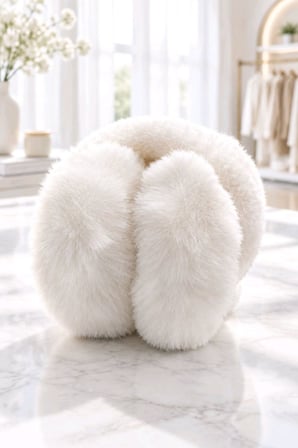 Monalisa Home Lüks Renkli Figürlü Peluş Kulaklık