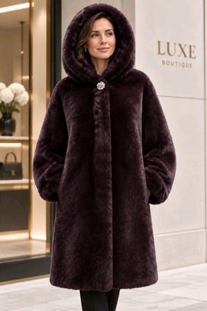 Yumuşak Dokunuşlu Oversize Premium Kürk Peluş Mont