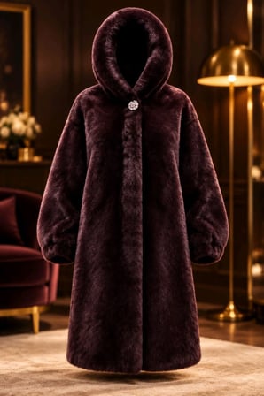 Yumuşak Dokunuşlu Oversize Premium Kürk Peluş Mont
