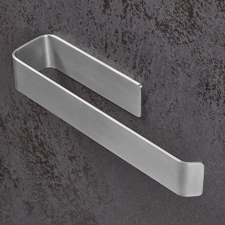 Paslanmaz Çelik Havluluk ve Tuvalet Kağıdı Askısı SET INOX Kendinden Yapışkanlı Anında Kolay Montaj Vida Yok!