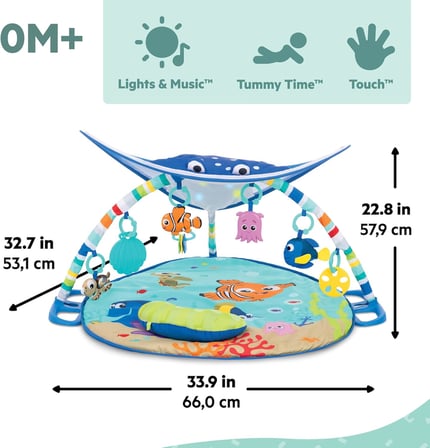 Starts , Disney Baby Kayıp Balık Nemo Mr. Ray Okyanus Işıklı ve Müzikli Jimnastik Merkezi, Yenidoğan ve Üzeri