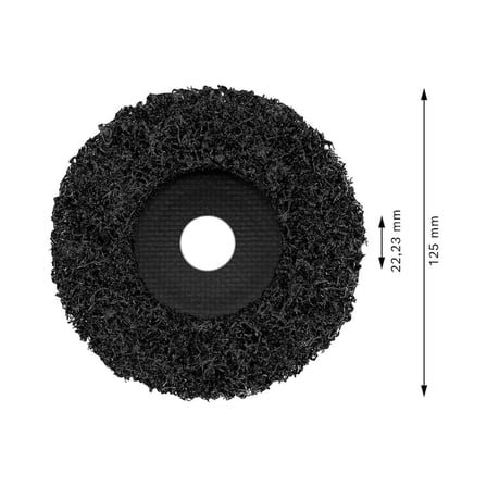 Reinigungsscheibe N377 Best for Metal 125 mm, 1 adet.